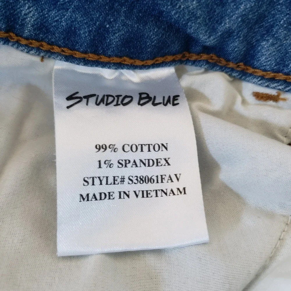 Studio Blue Lulu‎ High Rise Fringe Hem shorts Size 28